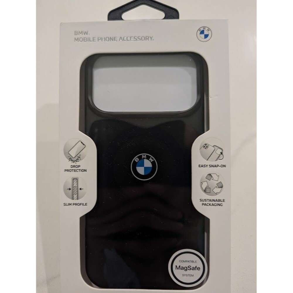 Officially Licensed BMW Logo Slim Profile Mag Safe IPhone 17 Pro Max Case New